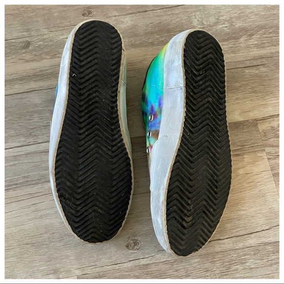 GOLDEN GOOSE SUPERSTAR SNEAKERS TIE DYE Worn 2x EUC - Picture 11 of 13